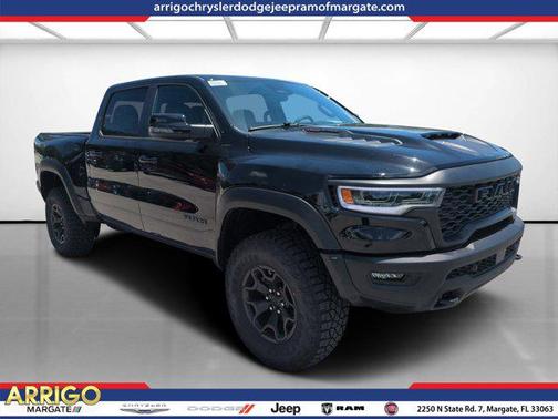 Diamond Black Crystal Pearlcoat 2026 RAM 1500 RHO Crew Cab 4x4 5'7' Box