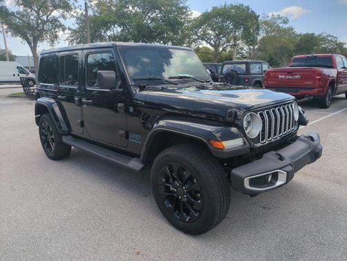 Black Clearcoat 2025 Jeep Wrangler 4xe Sahara