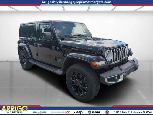Black Clearcoat 2025 Jeep Wrangler 4xe Sahara