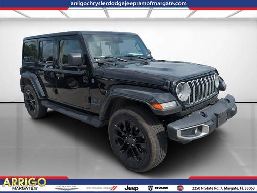 Black Clearcoat 2025 Jeep Wrangler 4xe Sahara