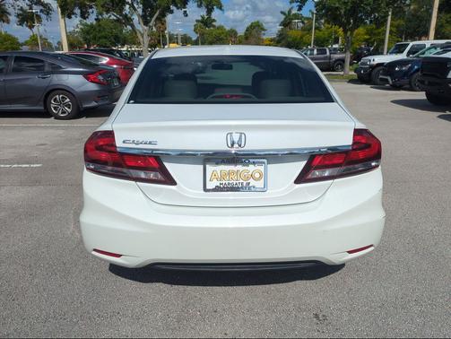 White Orchid Pearl 2015 Honda Civic EX-L