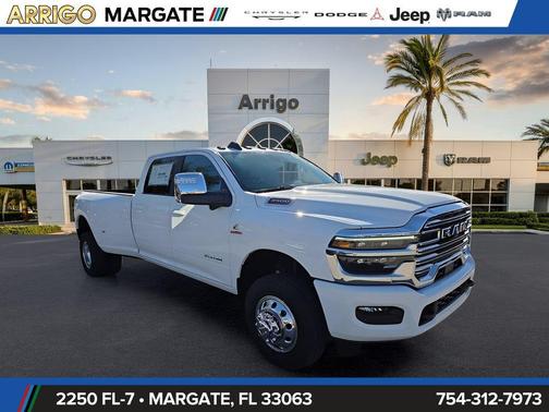 Bright White Clearcoat 2026 RAM 3500 Laramie