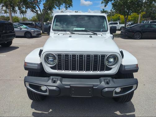 Bright White Clearcoat 2025 Jeep Wrangler 4xe Sahara