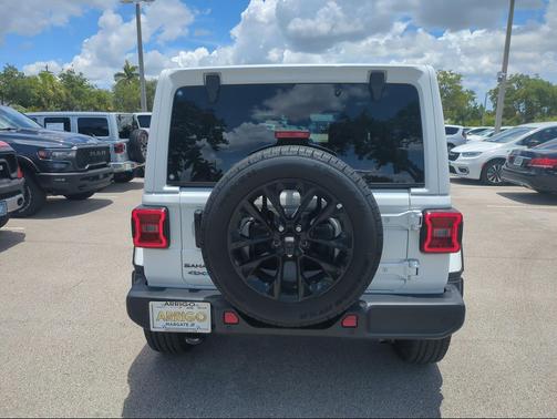 Bright White Clearcoat 2025 Jeep Wrangler 4xe Sahara