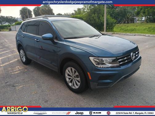 Blue Metallic 2018 Volkswagen Tiguan 2.0T S