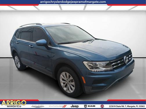 Blue Metallic 2018 Volkswagen Tiguan 2.0T S