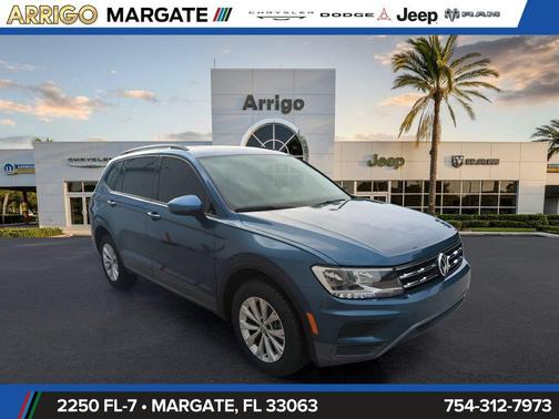 Blue Metallic 2018 Volkswagen Tiguan 2.0T S