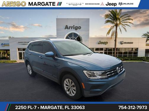 Blue Metallic 2018 Volkswagen Tiguan 2.0T S