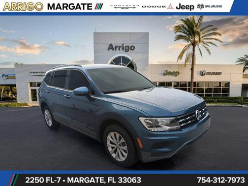 Blue Metallic 2018 Volkswagen Tiguan 2.0T S