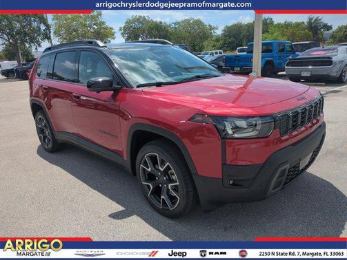 Red Hot Pearlcoat 2026 Jeep Cherokee Overland
