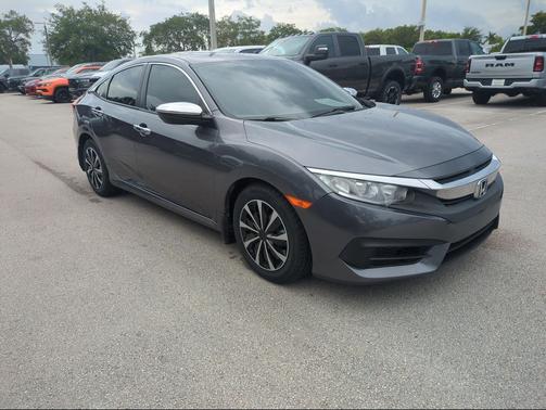 Modern Steel Metallic 2017 Honda Civic LX