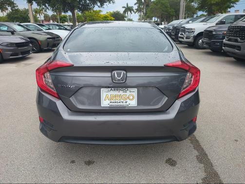 Modern Steel Metallic 2017 Honda Civic LX