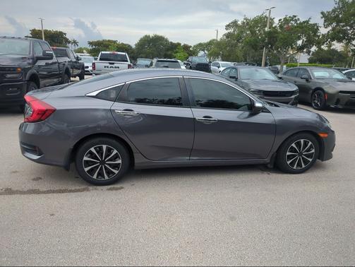 Modern Steel Metallic 2017 Honda Civic LX
