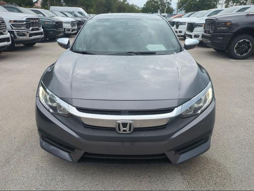 Modern Steel Metallic 2017 Honda Civic LX