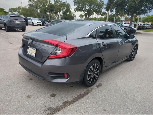Modern Steel Metallic 2017 Honda Civic LX