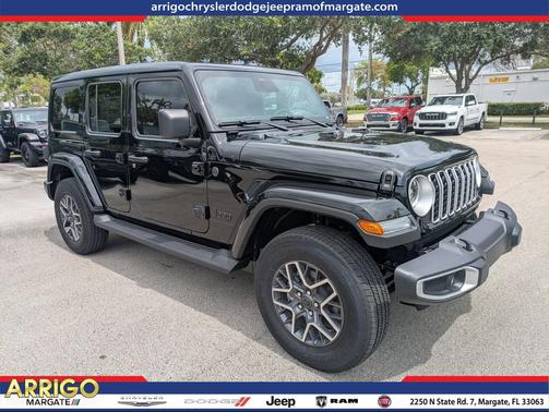 black clearcoat 2026 Jeep Wrangler 4-Door Sahara 4x4