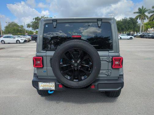 Sting-Gray Clearcoat 2023 Jeep Wrangler 4xe Sahara