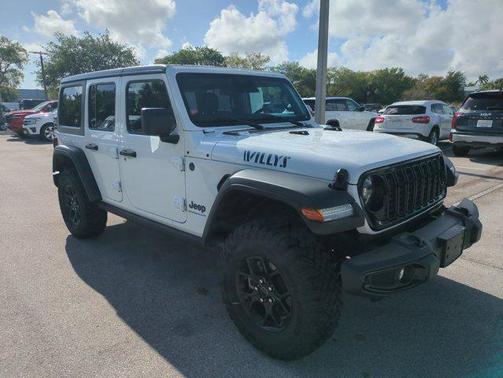 Bright White Clearcoat 2025 Jeep Wrangler 4xe Willys