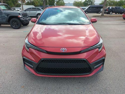 Barcelona Red Metallic 2020 Toyota Corolla SE