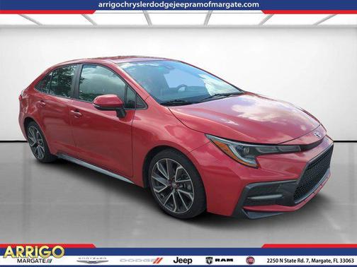 Barcelona Red Metallic 2020 Toyota Corolla SE