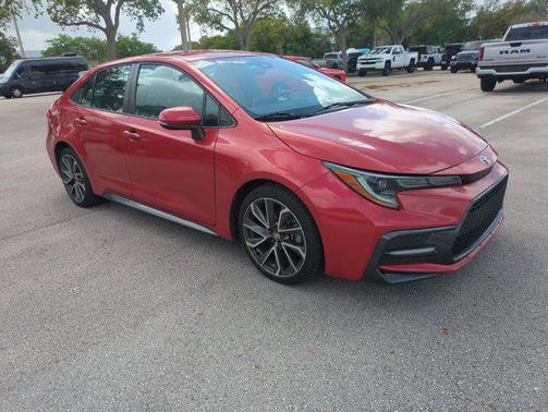 Barcelona Red Metallic 2020 Toyota Corolla SE