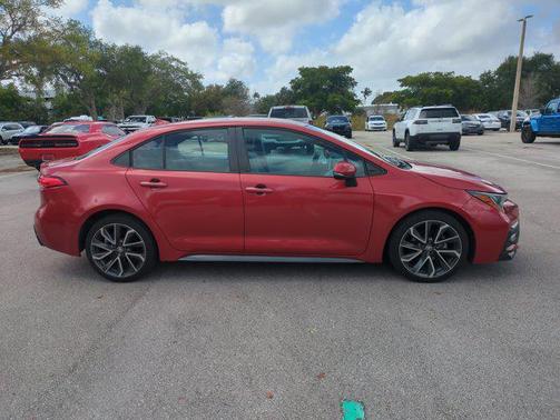 Barcelona Red Metallic 2020 Toyota Corolla SE