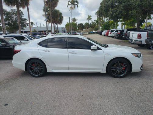 White 2020 Acura TLX Technology