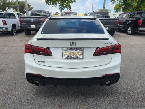 White 2020 Acura TLX Technology