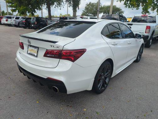 White 2020 Acura TLX Technology