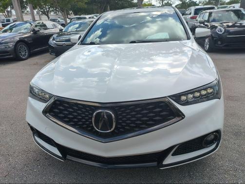 Platinum White Pearl 2020 Acura TLX Technology
