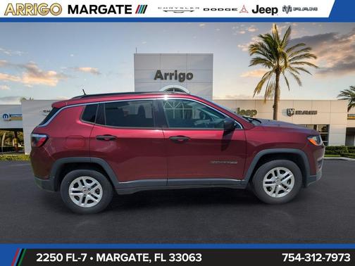 Velvet Red Pearlcoat 2021 Jeep Compass Sport
