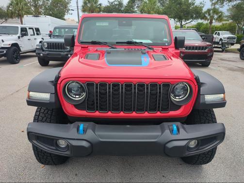 Firecracker Red Clearcoat 2024 Jeep Wrangler 4xe Rubicon