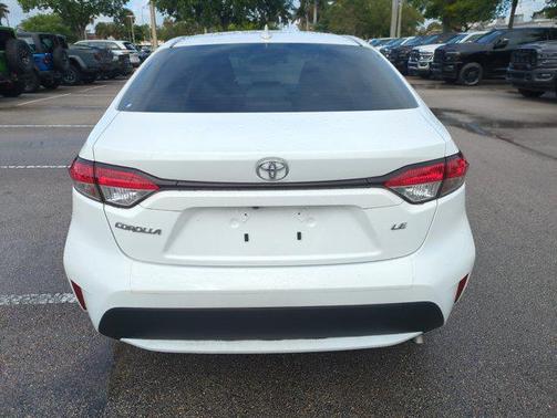 White 2022 Toyota Corolla LE