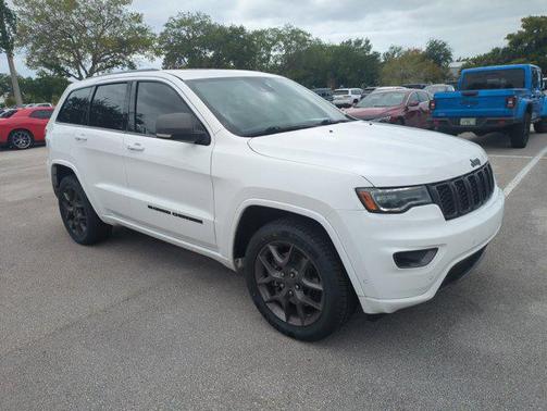 Bright White Clearcoat 2021 Jeep Grand Cherokee 80th Anniversary 4x2