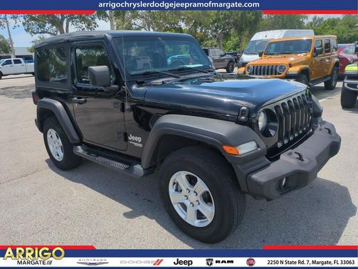 Black Clearcoat 2021 Jeep Wrangler Sport S