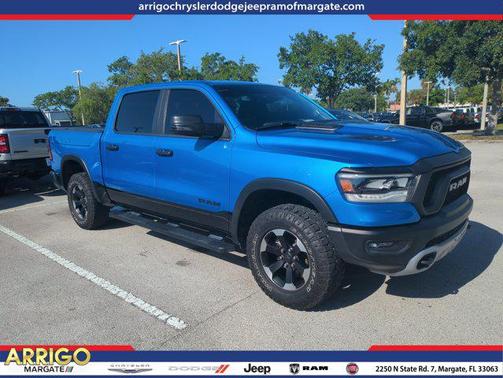 Hydro Blue Pearlcoat 2024 RAM 1500 Rebel