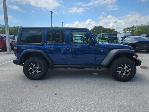 Ocean Blue Metallic Clearcoat 2019 Jeep Wrangler Unlimited Rubicon