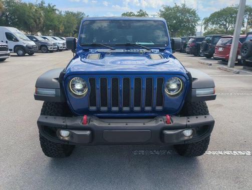Ocean Blue Metallic Clearcoat 2019 Jeep Wrangler Unlimited Rubicon