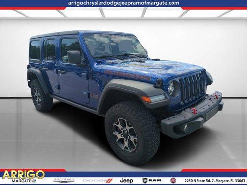 Ocean Blue Metallic Clearcoat 2019 Jeep Wrangler Unlimited Rubicon