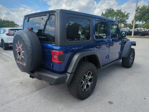 Ocean Blue Metallic Clearcoat 2019 Jeep Wrangler Unlimited Rubicon