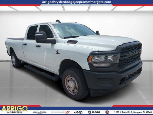 Bright White Clearcoat 2024 RAM 2500 Tradesman Crew Cab 4x4 8' Box