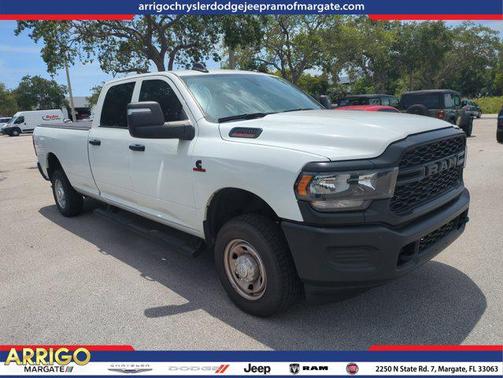 Bright White Clearcoat 2024 RAM 2500 Tradesman Crew Cab 4x4 8' Box