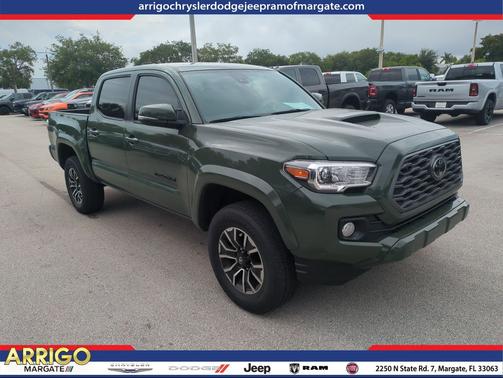 Army Green 2022 Toyota Tacoma TRD Sport