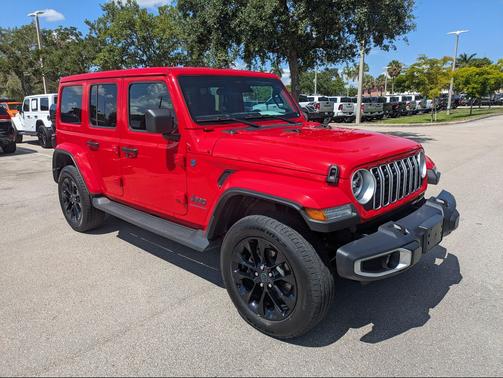 Firecracker Red Clearcoat 2025 Jeep Wrangler 4xe Sahara