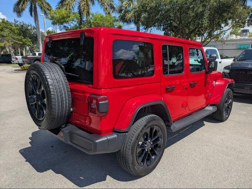 Firecracker Red Clearcoat 2025 Jeep Wrangler 4xe Sahara