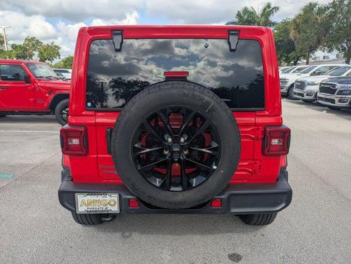 Firecracker Red Clearcoat 2025 Jeep Wrangler 4xe Sahara