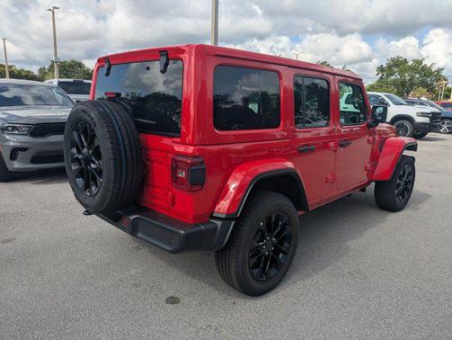 Firecracker Red Clearcoat 2025 Jeep Wrangler 4xe Sahara