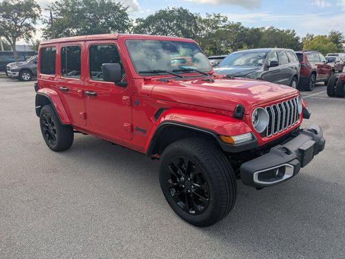 Firecracker Red Clearcoat 2025 Jeep Wrangler 4xe Sahara