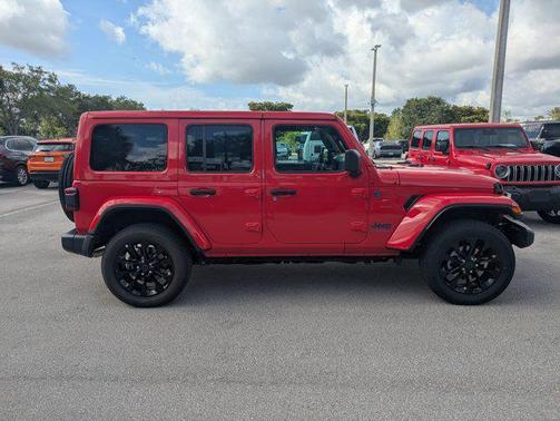Firecracker Red Clearcoat 2025 Jeep Wrangler 4xe Sahara