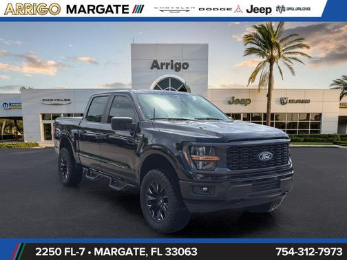 Agate Black Metallic 2024 Ford F-150 STX